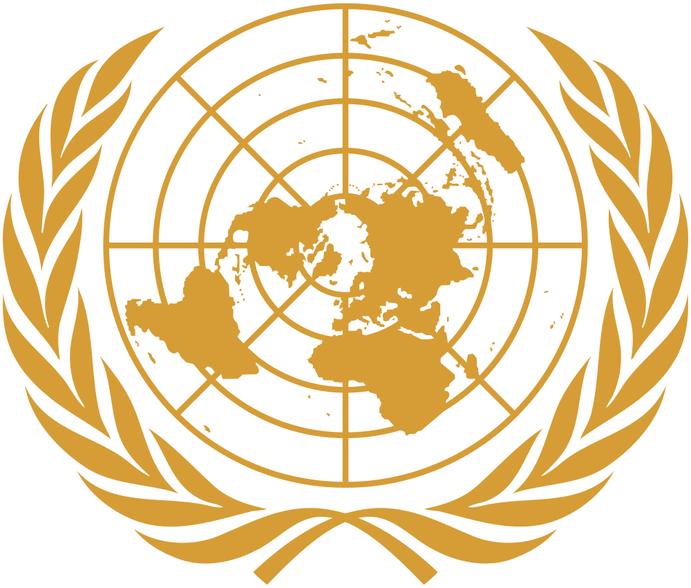 Onu Logo. Organização das nações unidas logo.