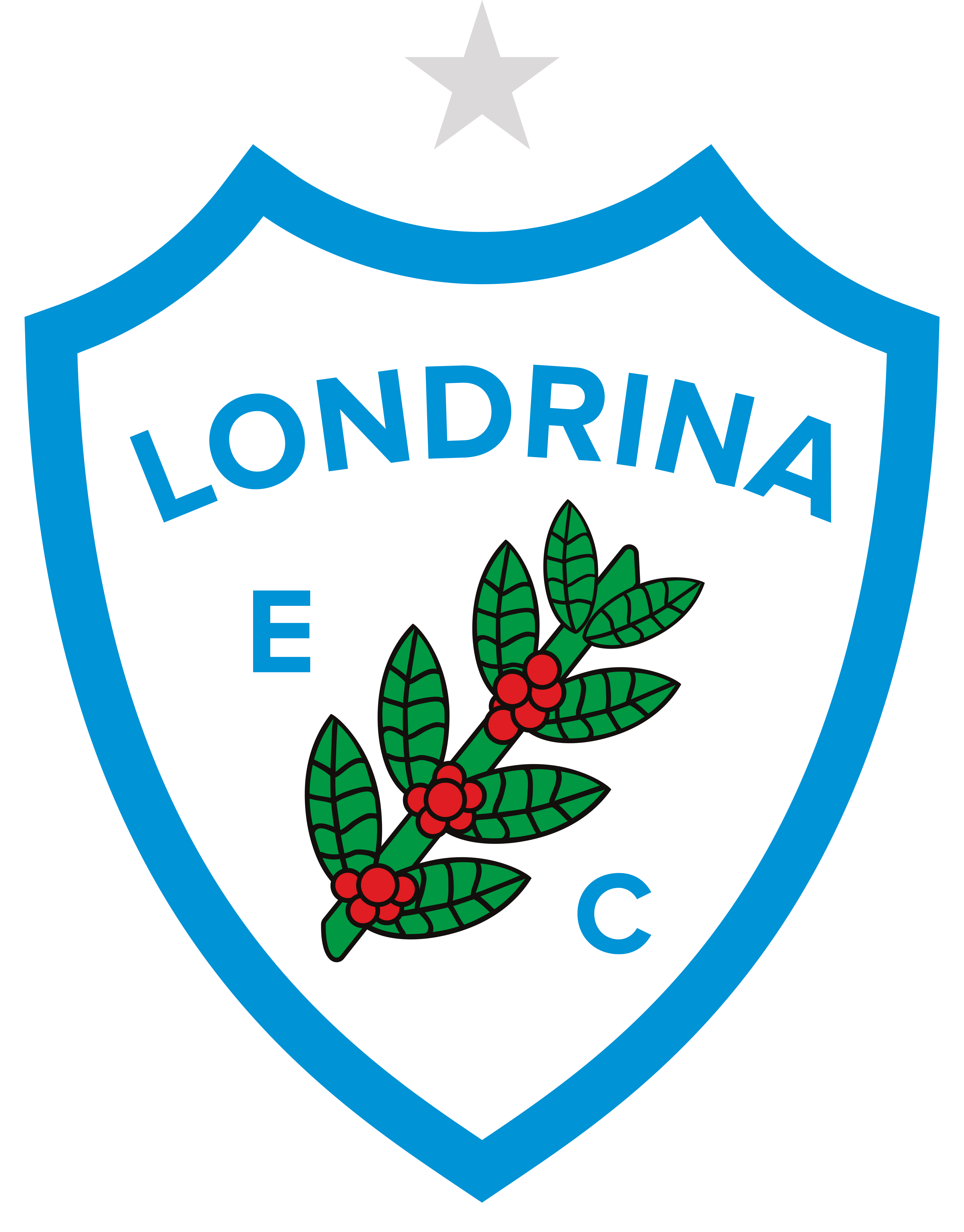 Londrina EC Logo, Escudo.