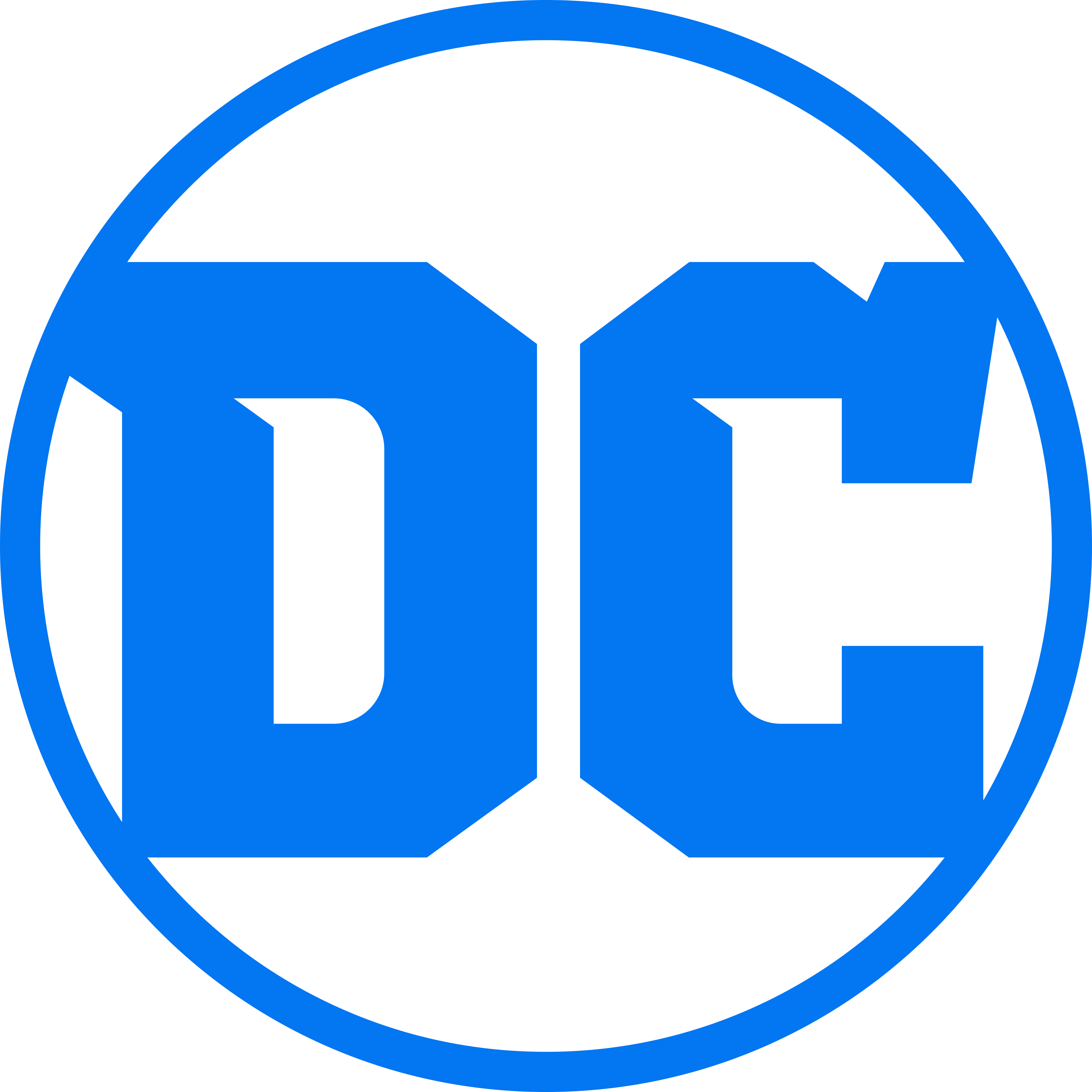 DC Comics logo.