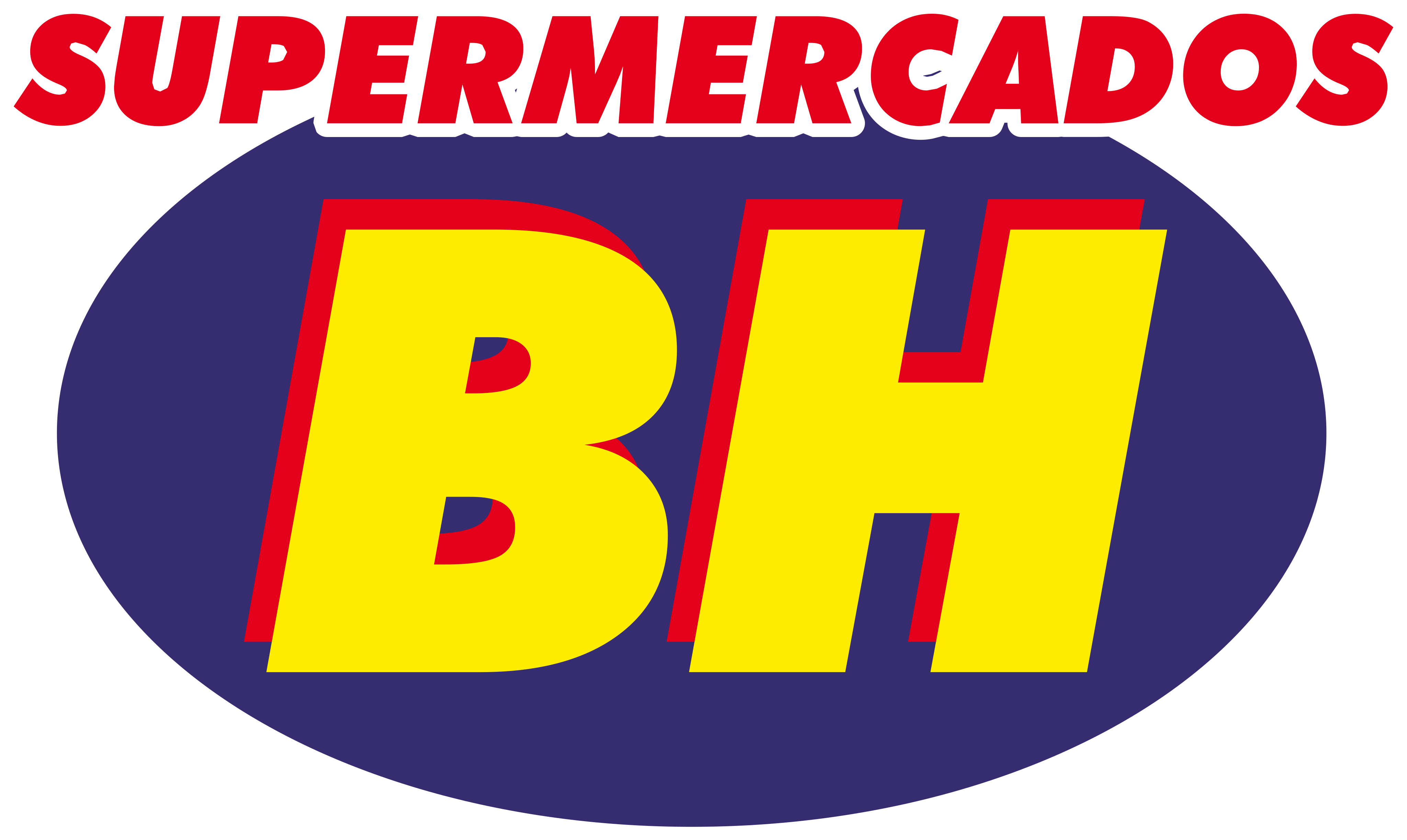 Supermercados BH Logo.